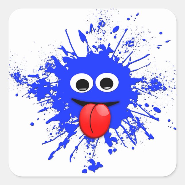 Monster Square Sticker (Front)