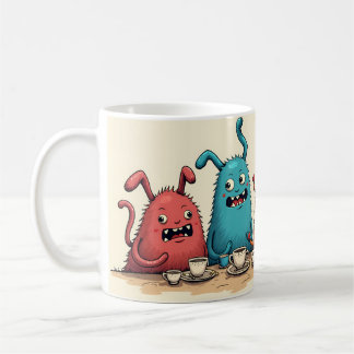 monster tea time coffee mug
