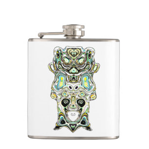 Monster Totem 3 Hip Flask