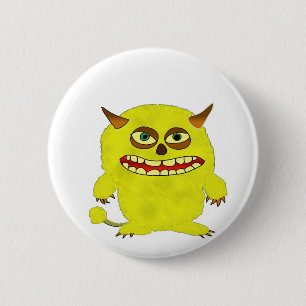monster troll halloween shudder 2 inch round button