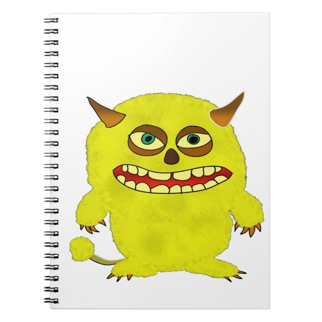 monster troll halloween shudder notebook (Front)