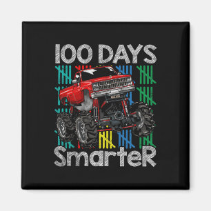 Monster Truck 100 Days Smarter Kids 100th Day Of S Magnet
