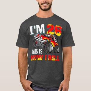 Monster Truck 26th birthday boy 26 years old Birth T-Shirt