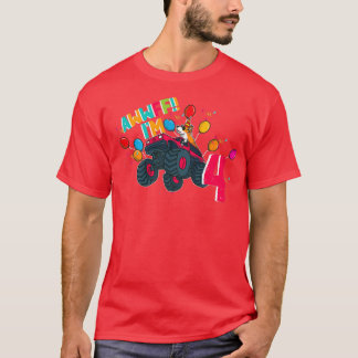 Monster Truck 4 Corgi Driver Cute Pet Dog Animal 2 T-Shirt