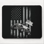 Monster truck american flag vintage design july mouse pad<br><div class="desc">Monster truck american flag vintage design july 4th  | Mousepad .Monster truck american flag vintage design july 4th  This product embodies a modern and minimal visual language. This product highlights a bold yet minimal aesthetic.</div>