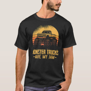 Monster Truck Are My Jam Costume For Boys T-Shirt