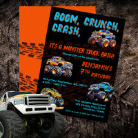 Monster Truck Bash Boy 7th Birthday Party