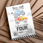 Monster Truck Birthday Invitation<br><div class="desc">Our monster truck birthday invitation is the perfect way to invite friends and family to your party. The design features a racing car theme, with plenty of space for all the important details such as the date, time, and location of the party. Perfect for any age, gender and theme of...</div>