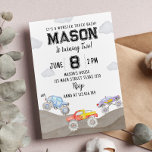Monster Truck Birthday Invitation Racing Car<br><div class="desc">Our monster truck birthday invitation is the perfect way to invite friends and family to your party. The design features a racing car theme, with plenty of space for all the important details such as the date, time, and location of the party. Perfect for any age, gender and theme of...</div>