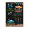 Monster Truck Birthday Party Invitations for boy 