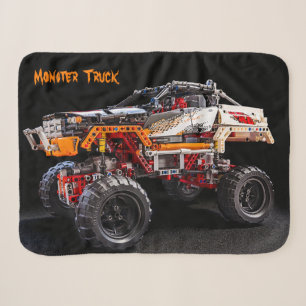 monster truck blanket