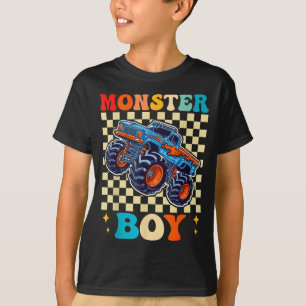 Monster Truck Boy Family Matching Monster Trucks B T-Shirt