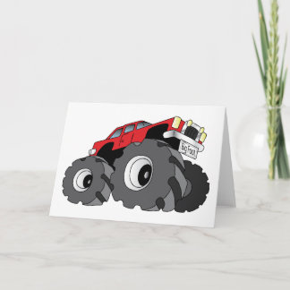Monster Truck Card