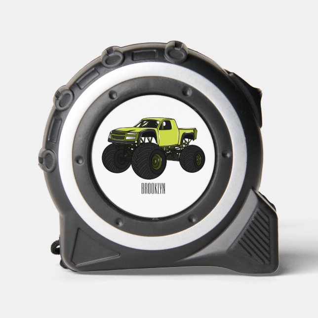 Monster truck cartoon illustration 1 (Front)