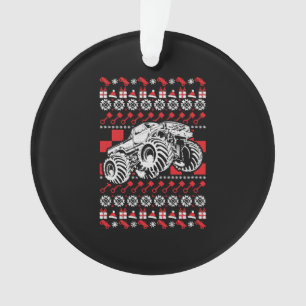 Monster Truck Christmas Ornament