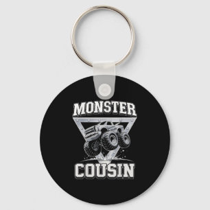 Monster Truck Cousin Fathers Day Monster Truck Are Keychain