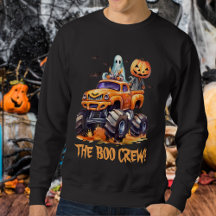 Monster Truck Cute Matching Family Boo Crew Mens