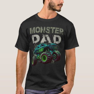 Monster Truck Dad Family Matching Monster Truck T-Shirt