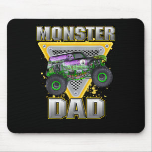 Monster Truck Dad Fathers Day Monster Truck Are My Mouse Pad