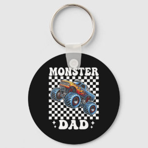 Monster Truck Dad Monster Truck Are My Jam Truck L Keychain