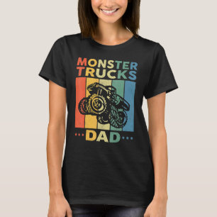 Monster Truck Dad  Retro Vintage Monster Truck T-Shirt
