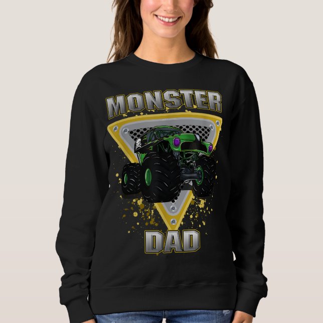 Monster Truck Dad Sweatshirt (Front)