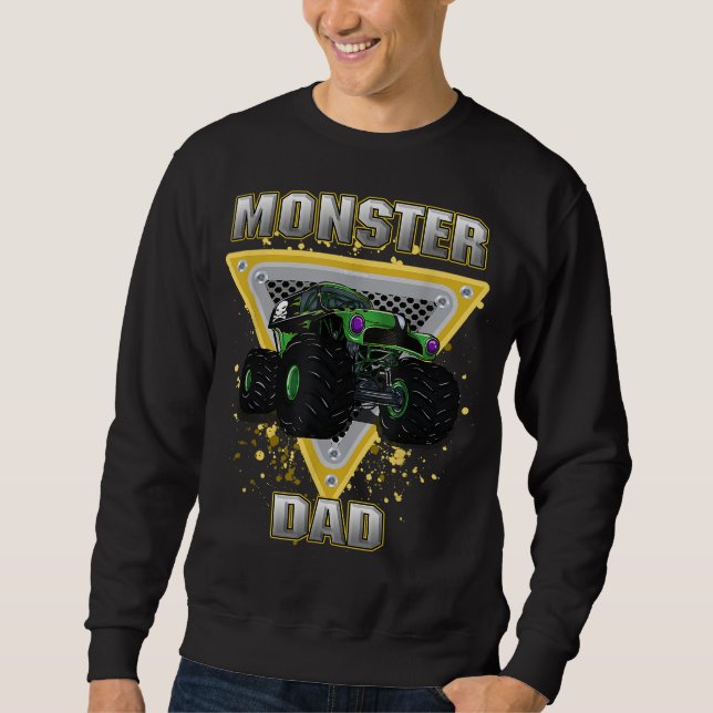 Monster Truck Dad Sweatshirt (Front)