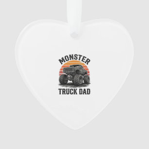 Monster Truck Dad Vintage Off Road Graphic_1 Ornament