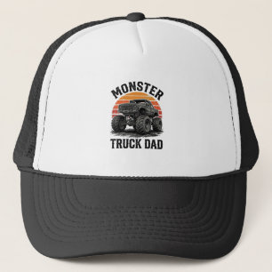 Monster Truck Dad Vintage Off Road Graphic_1 Trucker Hat