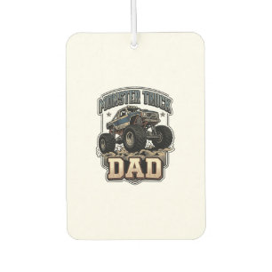 Monster Truck Dad Vintage Vector Shirt Design_1 Air Freshener