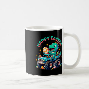 Monster Truck Dinosaur Boys Easter Graphic Top Coffee Mug