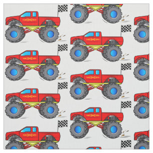 Monster Truck Fabric
