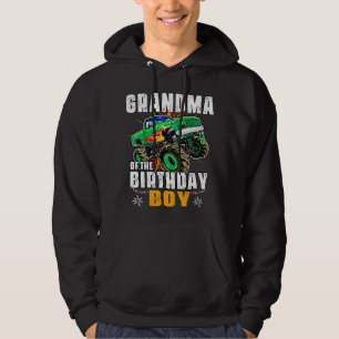Monster Truck Family Matching Grandma Of The Birth Hoodie