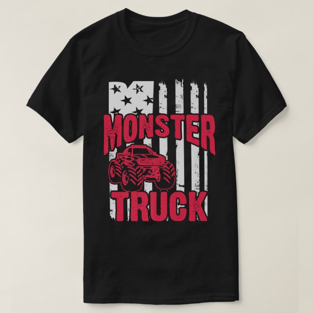 Monster Truck Funny Driver 2094 T-Shirt (Design Front)