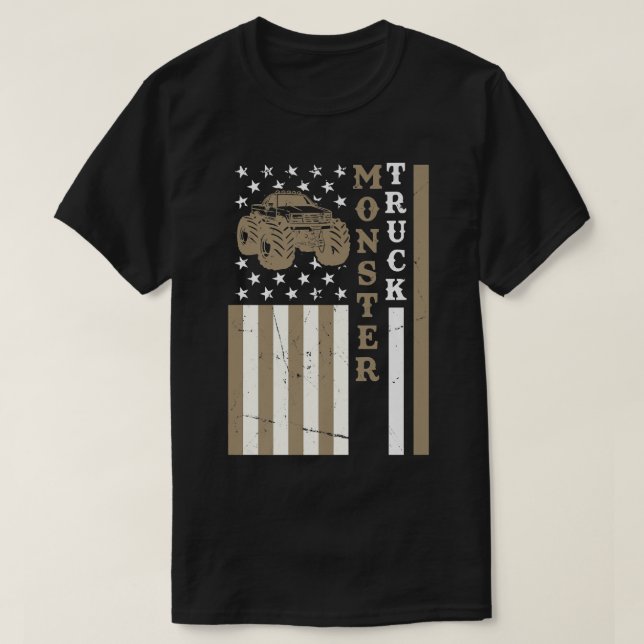 Monster Truck Funny Driver 2098 T-Shirt (Design Front)