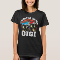 Monster Truck Gigi Matching Family Grandma Gift