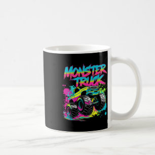 Monster Truck Graffiti Art Colourful Coffee Mug
