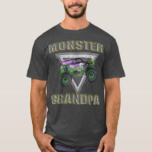 Monster Truck Grandpa Monster Truck Are My Jam Tru T-Shirt