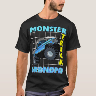 Monster Truck Grandpa Monster Truck Family Fans  T-Shirt