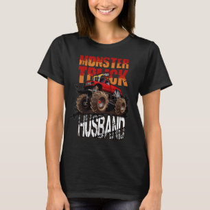 Monster Truck Husband  Retro Vintage Monster Fathe T-Shirt