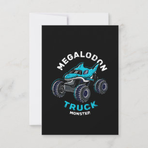 monster truck invitation