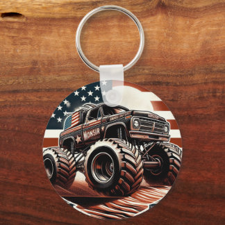 MONSTER TRUCK KEY RING
