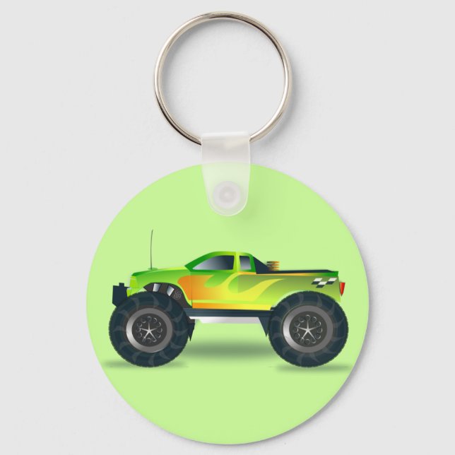 Monster Truck Keychain (Front)