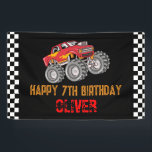 Monster Truck Kid's Birthday Party Banner<br><div class="desc">Attention all monster truck fans! This fun personalized banner is perfect for welcoming friends to your child's birthday party.</div>