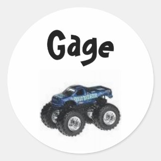 Monster Truck Label - Customized