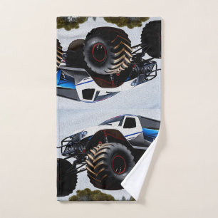 Monster Truck Launch, Hand Towel