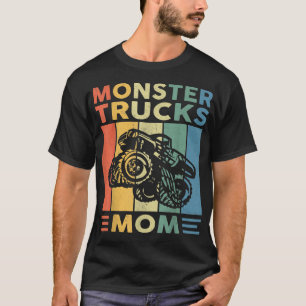 Monster Truck Mom Retro Vintage Monster Truck Shir T-Shirt