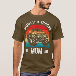 Monster Truck Mom Shirt Retro Vintage Monster Truc