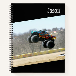 Monster Truck Notebook Personalized