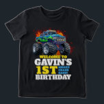 Monster Truck Personalized Birthday Party Tri-Blend Shirt<br><div class="desc">Make your little one’s big day even more exciting with this Monster Truck Personalized Birthday Party Tri-Blend Shirt! Designed for the ultimate truck-loving kid, this soft and comfy tee features a bold monster truck graphic and can be customized with your child’s name and age. Whether they’re racing through a party...</div>